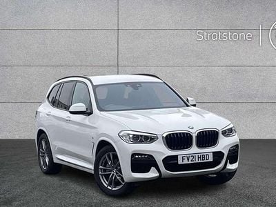 Used BMW X3 M Sport 187 HP (137 kW) 2021 White SUV