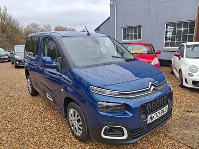 Used Citroën Berlingo Feel 100 HP (73 kW) 2020 Blue MPV