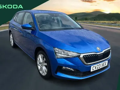 Used Skoda Scala SE L 108 HP (79 kW) 2023 Blue Hatchback