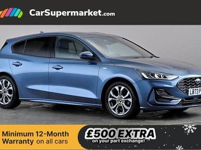 Blue Used 2023 Ford Focus ST-Line Hatchback | £15,397 (Fair price)
