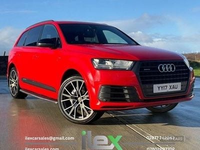 Red Used 2017 Audi Q7 S-Line SUV | £23,995
