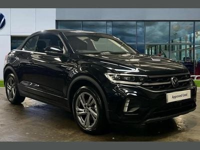 Used VW T-Roc Cabriolet R-line 150 HP (110 kW) 2024 Black Cabriolet