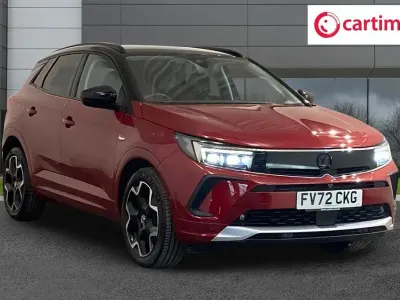 Used Vauxhall Grandland X Ultimate 130 HP (95 kW) 2022 Red SUV