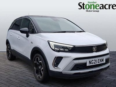 White Used 2021 Vauxhall Crossland Elite SUV | £11,995 (Good price)
