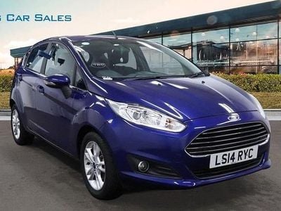 Used Ford Fiesta Zetec 82 HP (60 kW) 2014 Blue Hatchback