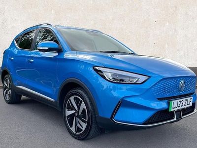 Blue Used 2022 MG ZS Trophy Connect Sedan | £13,750 (Fair price)