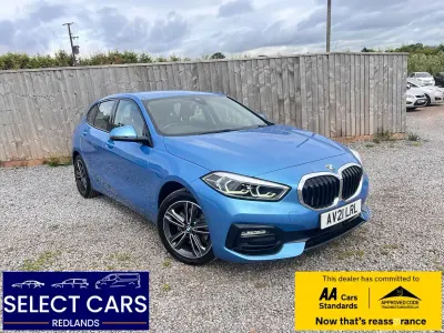 Used BMW 118 Sport Line 2021 Blue Hatchback