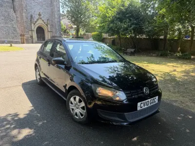 Used VW Polo S 70 HP (51 kW) 2010 Black Hatchback