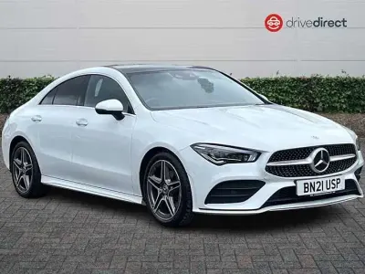Usado Mercedes CLA180 AMG Line Premium Plus 2021 Blanco Berlina