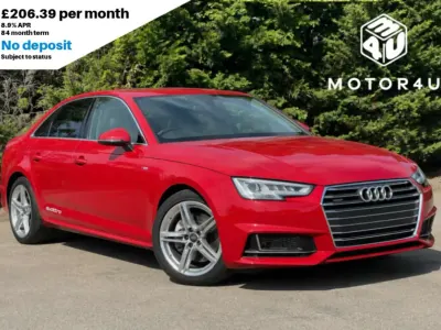 Used Audi A4 Sport 252 HP (185 kW) 2016 Red Sedan