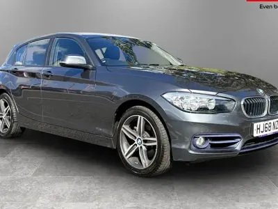 Used BMW 120 Sport Line 190 HP (139 kW) 2018 Grey Hatchback
