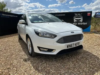 Used Ford Focus Titanium 125 HP (91 kW) 2017 White Hatchback