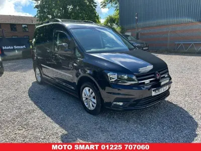 Used VW Caddy Highline 122 HP (89 kW) 2017 Black MPV