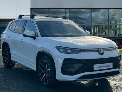 White New 2025 VW Touran R-line MPV | £40,999 (A bit pricey)