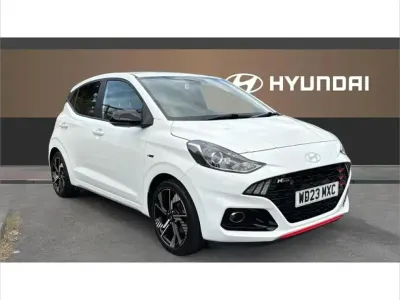 Used Hyundai i10 N Line 99 HP (72 kW) 2023 White Hatchback