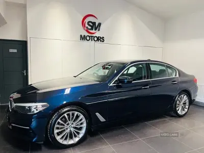 Used BMW 520 Sport Line 2017 Blue Sedan