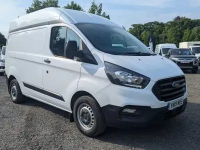 Used Ford Transit Custom 105 HP (77 kW) 2019 White Van