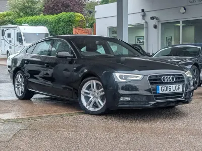 Used Audi A5 Sportback S-Line 190 HP (139 kW) 2016 Black Hatchback