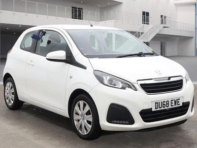 White Used 2018 Peugeot 108 Active Hatchback | £6,799 (Fair price)