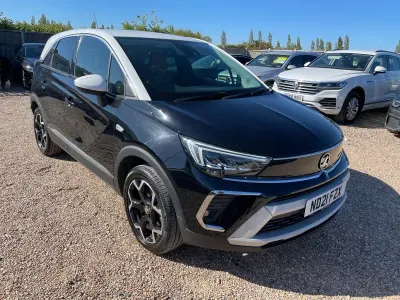 Used Vauxhall Crossland Elite 130 HP (95 kW) 2021 Black SUV