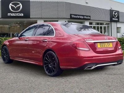 Used Mercedes E220 AMG line 2017 Red Sedan
