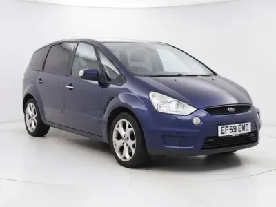 Begagnad Ford S-MAX Titanium 2009 Blå Minibuss