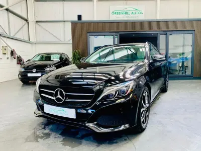 Usado Mercedes C350e 2018 Preto Carrinha