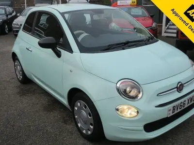 Used Fiat 500 Pop 69 HP (50 kW) 2016 Green Hatchback