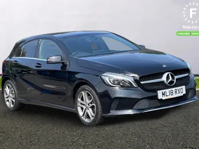 Used Mercedes A200 Sport Edition 136 HP (100 kW) 2018 Black Hatchback