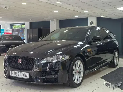 Used Jaguar XF Sportbrake R-Sport 2018 Black Estate