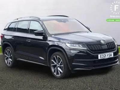 Used Skoda Kodiaq SportLine 200 HP (147 kW) 2021 Black SUV