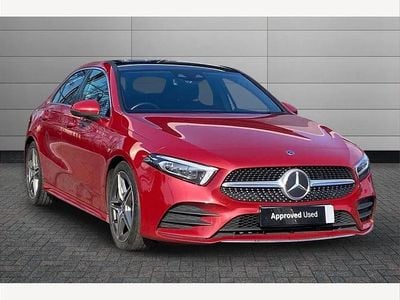 Używany Mercedes A200 AMG Line Premium Plus 150 KM (110 kW) 2021 Czerwony Sedan/Limuzyna