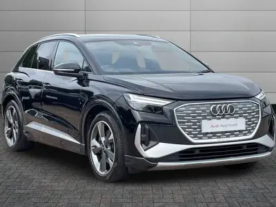 Used Audi Q4 e-tron S-Line 150 kW (204 HP) 2023 Black SUV