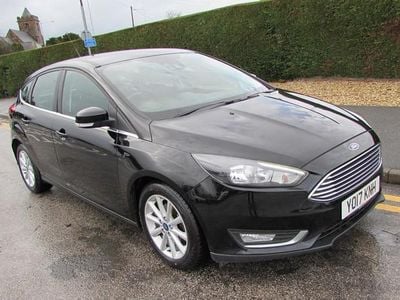 Black Used 2017 Ford Focus Titanium Hatchback | £6,295 (Good price)