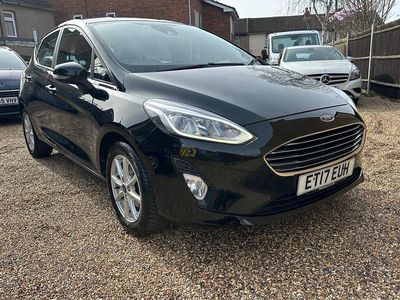 Used Ford Fiesta Zetec 2017 Black Hatchback