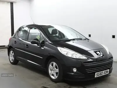 Used Peugeot 207 68 HP (50 kW) 2010 Black Hatchback