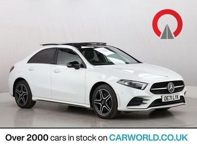 White Used 2022 Mercedes A250 AMG Line Premium Plus Sedan | £18,885 (Fair price)