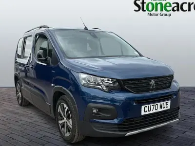 Used Peugeot Rifter GT-line 131 HP (96 kW) 2020 Blue MPV