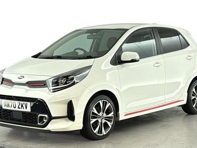 Used Kia Picanto GT-Line 101 HP (74 kW) 2021 White Hatchback