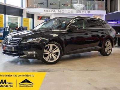 Used Skoda Superb SE L Executive 150 HP (110 kW) 2018 Black Estate