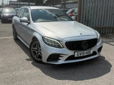 Used Mercedes C220 AMG line 2019 Silver Estate