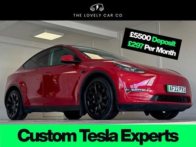 Used Tesla Model Y Long Range AWD 378 kW (514 HP) 2022 Red SUV