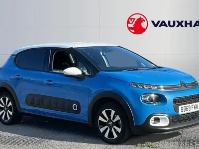Usado Citroën C3 Flair 83 CV (61 kW) 2019 Azul Utilitario