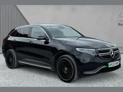 Used Mercedes EQC400 AMG Line Premium Plus 300 kW (408 HP) 2022 Obsidian black metallic SUV
