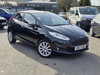 Usado Ford Fiesta Titanium 100 HP (73 kW) 2017 Preto Citadino