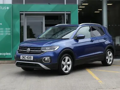 Used VW T-Cross SEL 2021 Blue SUV