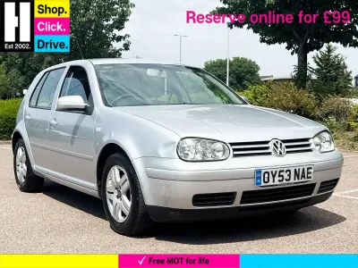 Used VW Golf IV GT 130 HP (95 kW) 2003 Silver Hatchback