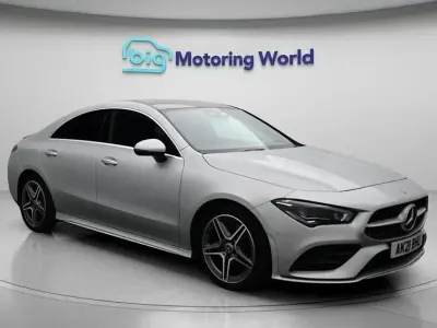 Used Mercedes CLA250 AMG line 224 HP (164 kW) 2021 Silver Sedan