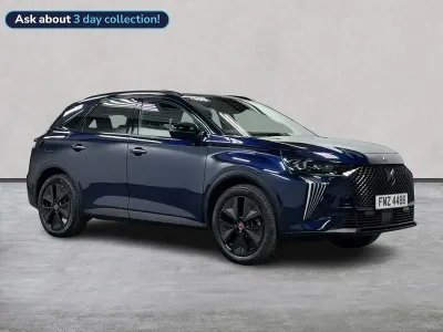 Used DS Automobiles DS7 Crossback Performance Line Plus 130 HP (95 kW) 2024 Blue SUV