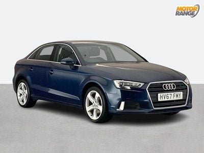 Used Audi A3 Sport 116 HP (85 kW) 2017 Blue Sedan